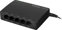 Μεταγωγέας LANBERG DSP2-1005 5x 1Gb/s Μη διαχειριζόμενος Gigabit Ethernet Desktop 12V