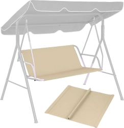 Μαξιλάρι για κήπινη κούνια 127x100 cm Μπεζ MultiGarden