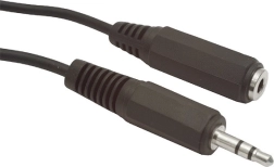 Στερεοφωνικό καλώδιο προέκτασης Minijack M/F 3m