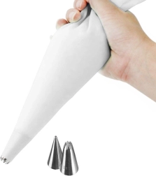 Σιλικονούχο ζαχαροπλαστικό κορνέ με 2 μύτες 30 cm