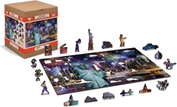 Ξύλινο παζλ Νέα Υόρκη τη νύχτα