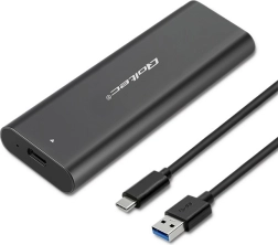 Qoltec αλουμινένιο εξωτερικό κουτί για M.2 SSD NVMe με USB‑C (10 Gb/s)