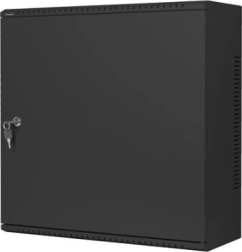 Επιτοίχιο χαμηλού προφίλ rack ντουλάπι 19" 6U + 3U, 540 × 200 mm, μαύρο