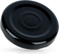 Μεταλλικό καπάκι για μπουκάλι 48 mm, μαύρο
