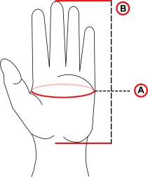 Χειμερινά αθλητικά γάντια αφής με αντιολισθητική παλάμη και επένδυση, μέγεθος M