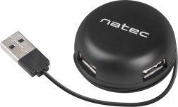 USB hub Natec Bumblebee 4 θύρες μαύρο