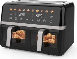 Φριτέζα θερμού αέρα 10 l 2800 w με διπλό θάλαμο maltec