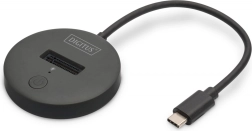 Σταθμός βάσης (dock) για SSD M.2 NVMe/SATA με USB‑C 3.2 Gen2 10 Gbps, μαύρο