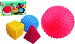 Αισθητηριακό σετ γεωμετρικών σχημάτων LITTLE HERO, 4 τεμ.