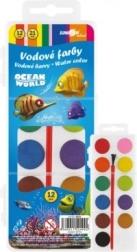 Νερομπογιές Ocean World με πινέλο