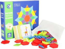 Ξύλινο μωσαϊκό παζλ Montessori 155 τεμαχίων