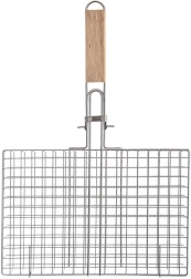 Κλειδωτό καλάθι ψησίματος 32 × 49 cm με ξύλινη λαβή