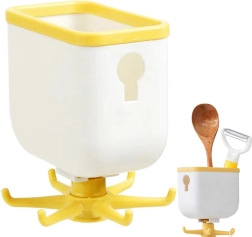 Κρεμάστρα κουζίνας για εργαλεία με περιστρεφόμενα άγκιστρα