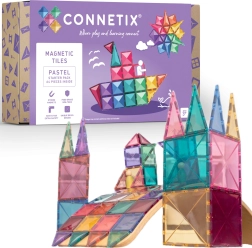 Connetix Pastel Starter Pack μαγνητικό κατασκευαστικό σετ 64 τεμ.