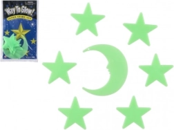 Φωτιζόμενη διακόσμηση τοίχου Αστέρια και Σελήνη