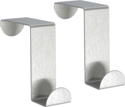 Ατσάλινα κρεμαστά για πόρτες, 2 τεμ.