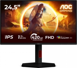 Aoc 25g4kur 24,5" gaming IPS μόνιτορ 420 Hz με pivot