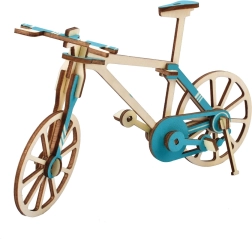 Woodcraft ξύλινο 3D παζλ ποδήλατο