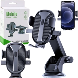 Καθολική ισχυρή βάση αυτοκινήτου για τηλέφωνο – παρμπρίζ, ταμπλό και γρίλια εξαερισμού