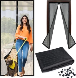 Κουνουπιέρα για πόρτες με μαγνητικό κλείσιμο 100 × 210 εκ.