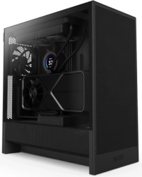 Κουτί H5 Flow midi tower με παράθυρο μαύρο