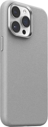 Μαγνητική δερμάτινη θήκη για iPhone 15 Pro JOYROOM (γκρι)