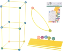 Δημιουργικό σετ κατασκευών – Σωληνωτά ραβδιά για κατασκευή σκηνών και δομών, 75 κομμάτια