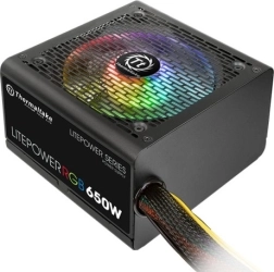 Thermaltake Litepower II Black 750 W – τροφοδοτικό ATX με ενεργό PFC και αθόρυβο ανεμιστήρα 120mm
