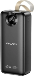 Power bank Awei PA-34 30000 mAh 65 W με γρήγορη φόρτιση, μαύρο