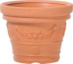 Γλάστρα Decora 30 cm σε χρώμα τούβλου