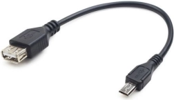 Καλώδιο USB 2.0 OTG USB AF σε Micro USB BM 15 cm