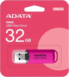 USB flash disk ADATA C906 32GB ροζ