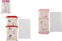 Παπλωματάκι και μαξιλαράκι με υποστρώμα για κούκλες