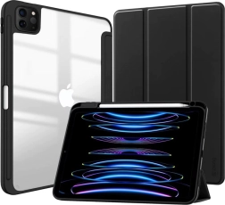 PrimeFolio προστατευτική θήκη για iPad Air 11 και iPad Pro 11, μαύρη/διάφανη
