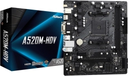 ASRock A520M-HDV microATX μητρική πλακέτα AM4 με HDMI/DVI/VGA και M.2