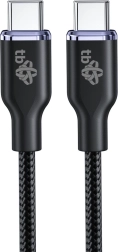 Καλώδιο USB-C σε USB-C 60W Glamour 1,5 m μαύρο