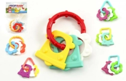 Πολύχρωμος πλαστικός μασητήρας για μωρά