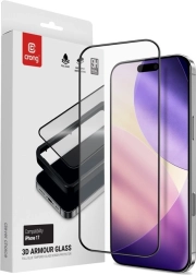 3D προστατευτικό γυαλί Armour για iPhone 17 με πλαίσιο εγκατάστασης
