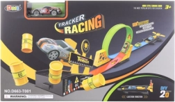 Εκτοξευόμενη αγωνιστική πίστα με μεταλλικό αυτοκινητάκι