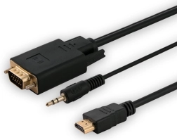 Αντάπτορας καλωδίου HDMI σε VGA με ήχο, 1,8 m