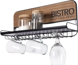Επιτοίχια κρεμάστρα για ποτήρια και κούπες Bistro