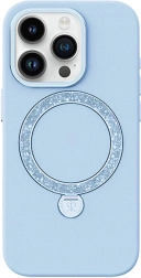 Θήκη Joyroom Dancing Circle για iPhone 14 Pro, μπλε, δαχτυλίδι MagSafe