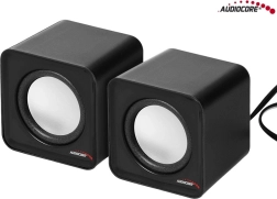 Ηχεία υπολογιστή USB 6 W ασημί‑μαύρα Audiocore