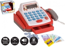Μικρή παιδική ψηφιακή ταμειακή μηχανή με αξεσουάρ, φως και ήχο