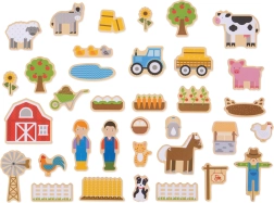 Bigjigs Toys ξύλινα μαγνητάκια Φάρμα