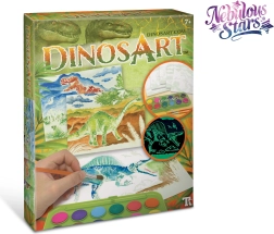 DinosArt μαγικό σετ ακουαρέλας για παιδιά