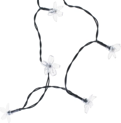 Ηλιακή κήπινη φωτεινή γιρλάντα λουλουδάκια 7 m, 50 LED, πολύχρωμη