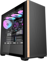 Κουτί υπολογιστή Darkflash DS900WS μαύρο με πανοραμικό γυαλί και 4 ανεμιστήρες ARGB