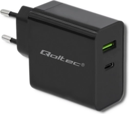Φορτιστής τοίχου 45 W με USB‑C Power Delivery και USB, μαύρος