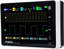 Fnirsi 1013D φορητός ψηφιακός παλμογράφος 7" 100 MHz, 1 GSa/s